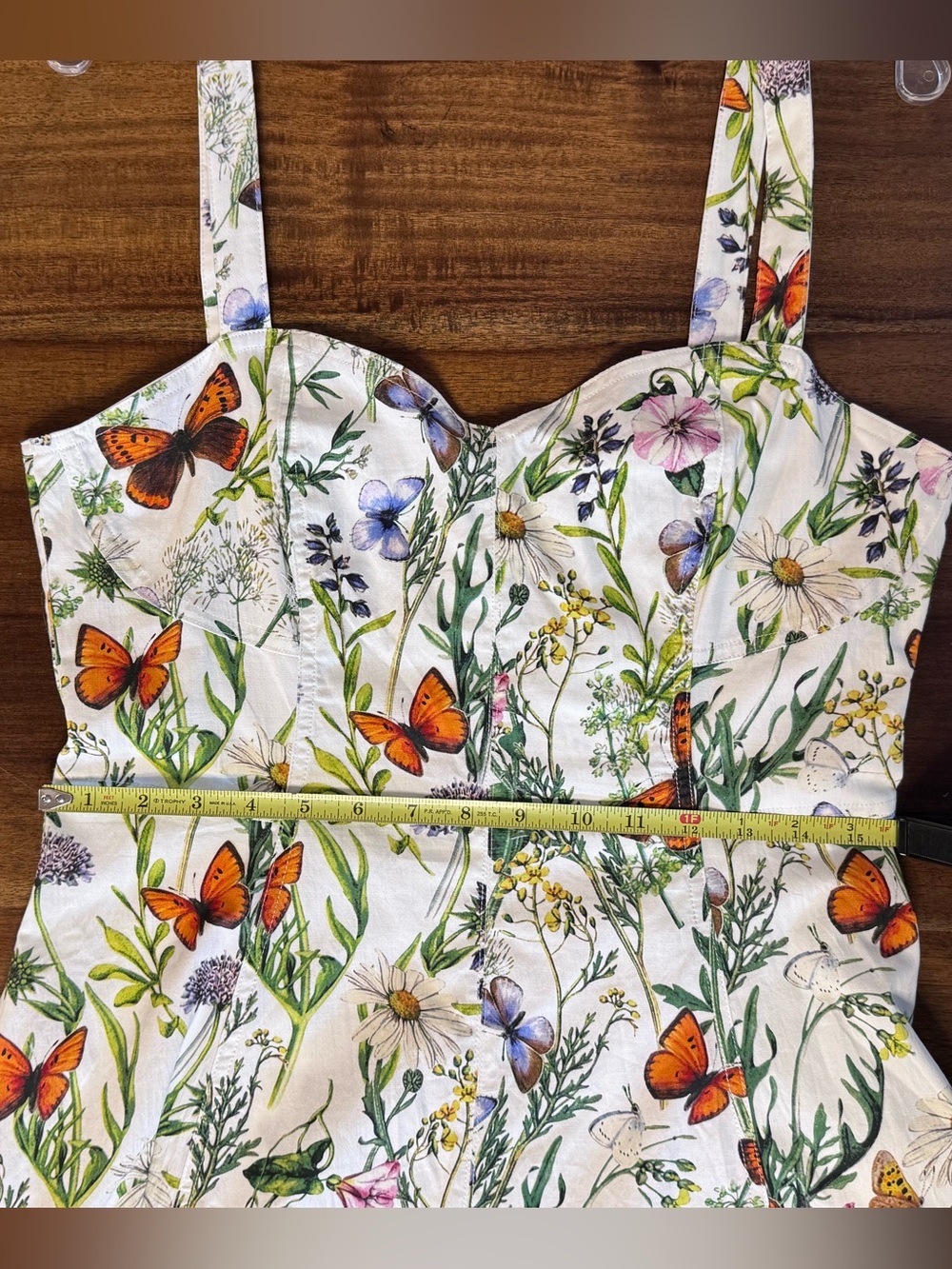 Avec Les Filles White Floral & Butterfly Maxi Dress - Picture 8 of 14